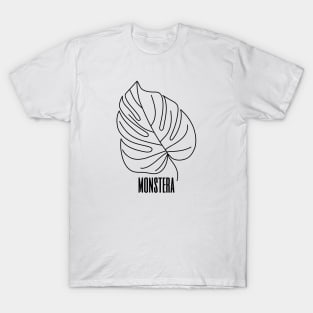 Monstera Plant Leaf Nature Garden T-Shirt